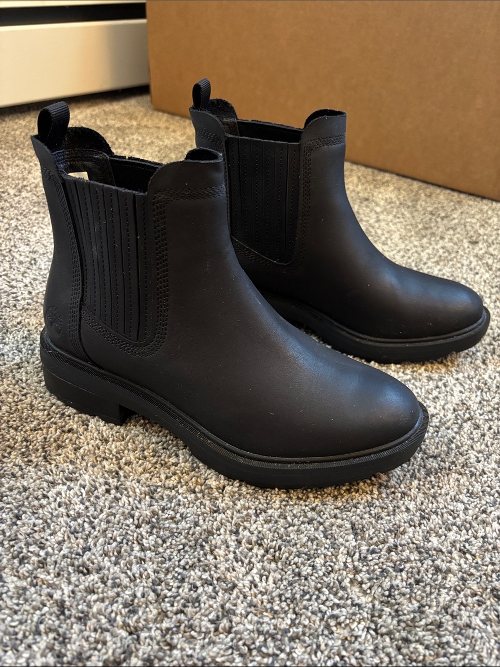 Timberland Black Chelsea Rain Ankle Boots
